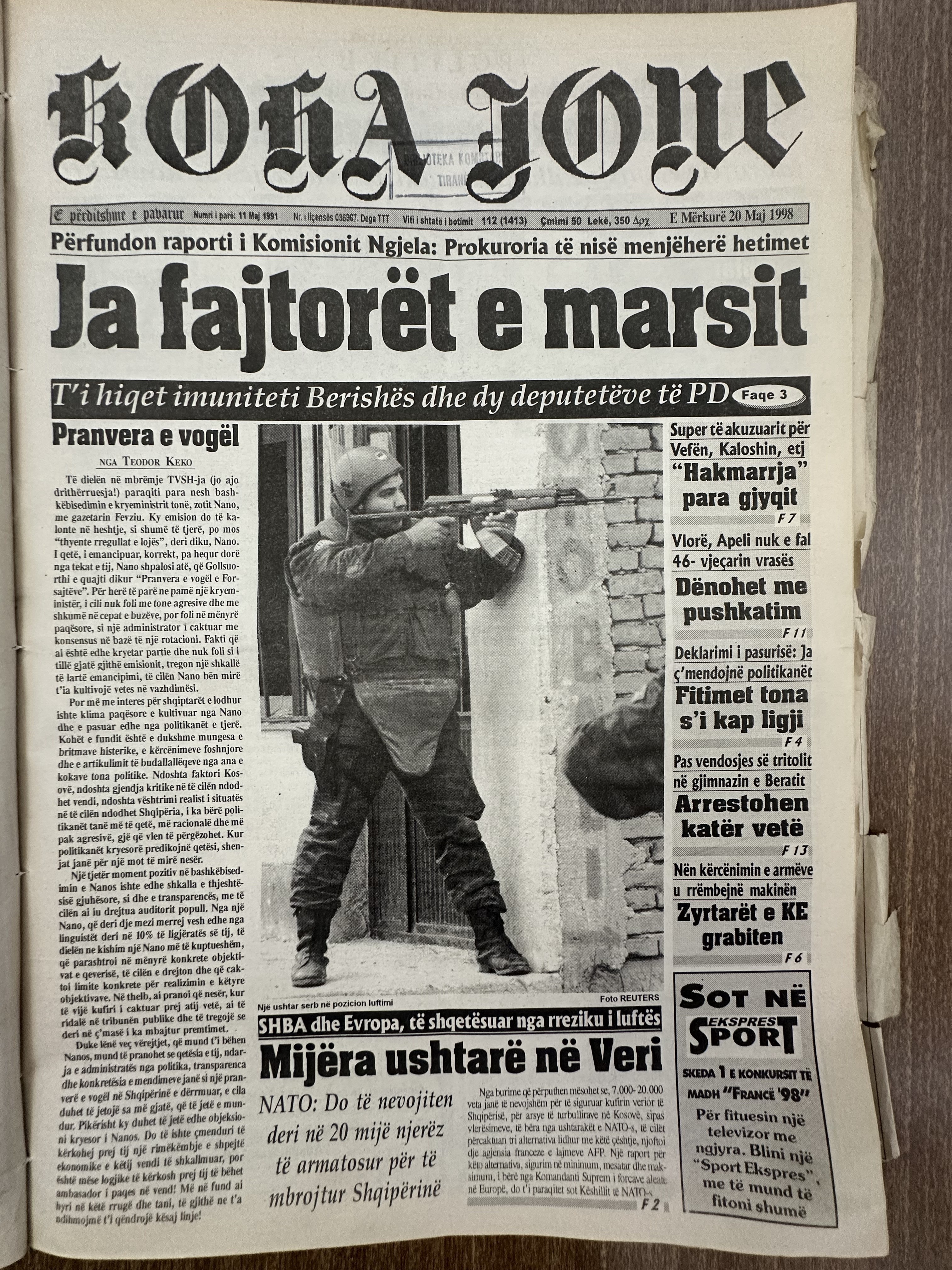 Koha Jonë 1998-05-20